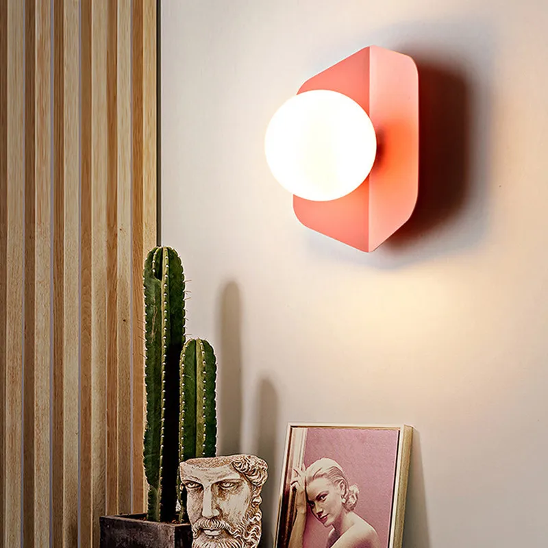 Современный Креативный двойной светодиодный настенный светильник для детей