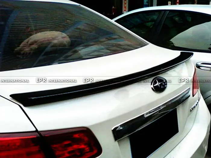

Car Accessories For 2009 Legacy BP5-D~F Carbon Fiber Rear Trunk Lip Spoiler Glossy Fibre Racing Auto Boot Wing Body Kit Trim