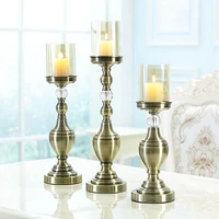 creative metal candle holder table metal modern retro candle holders nordic wedding moroccan swieczniki home decor by50zt