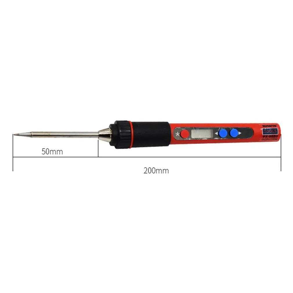 

5V 10W USB Temperature Adjustable LED Digital Internal Heating Electric Soldering Iron Tools Kits with Soldering Tips