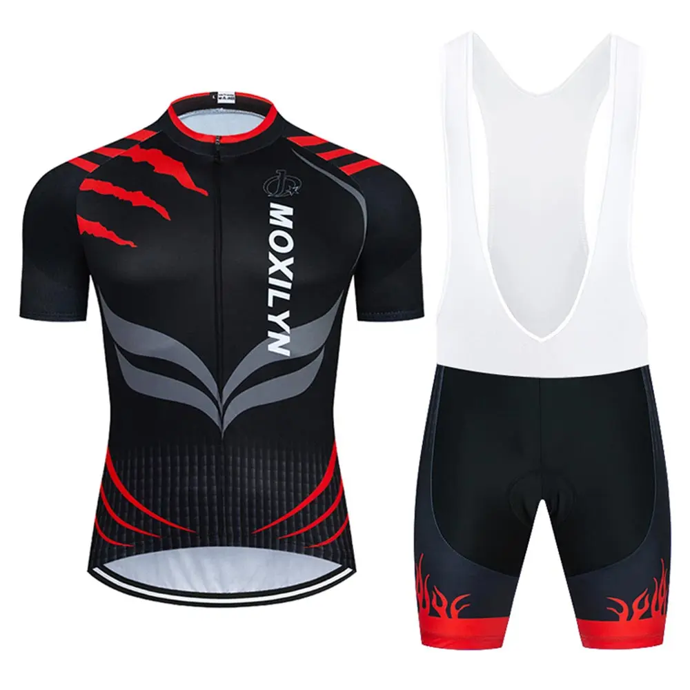 Moxilyn Велоспорт Джерси MTB 2021 велосипедная команда рубашки мужская с коротким