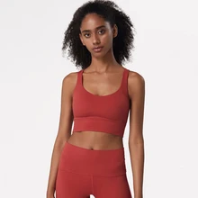 Soutien gorge de sport à fort Impact pour femmes, sous vêtements de course, Fitness, débardeurs d'entraînement, solide, Push Up, Yoga, nouveauté 2020  (4)