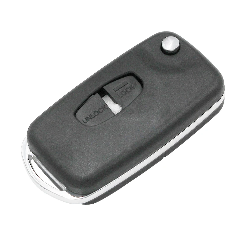 Модифицированный складной дистанционный ключ оболочки 2 кнопки для MITSUBISHI OUTLANDER
