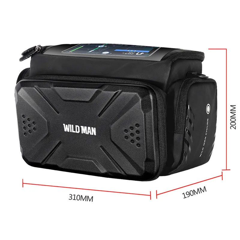 Водонепроницаемая сумка на переднюю раму велосипеда 4 л Жесткий Чехол из ЭВА