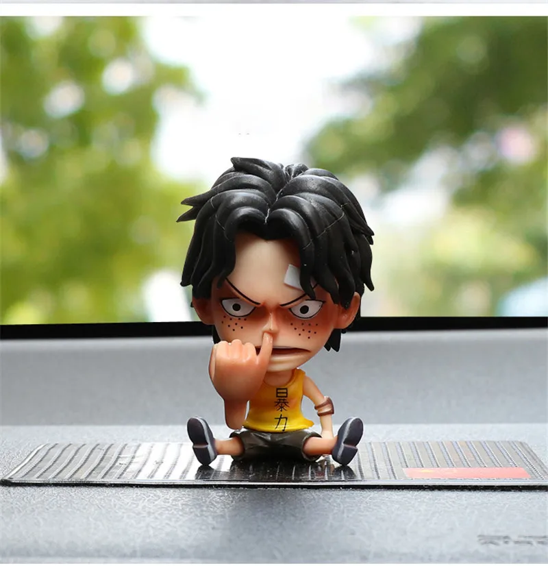 Украшения для автомобиля цельный мультяшный кукла украшение вращающаяся голова