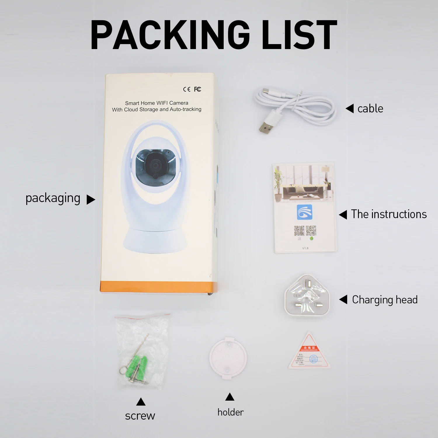 

Ouio 1080p Wireless IP Camera WiFi Home Security Camera Mini Network Camera Night Vision Camera Close Circuit TV Baby Monitor 19