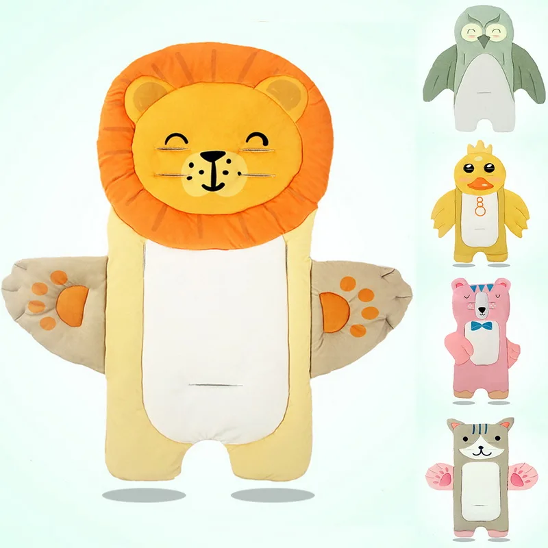 CYSINCOS мультяшный коврик на колесиках для новорожденных аксессуары хлопковая