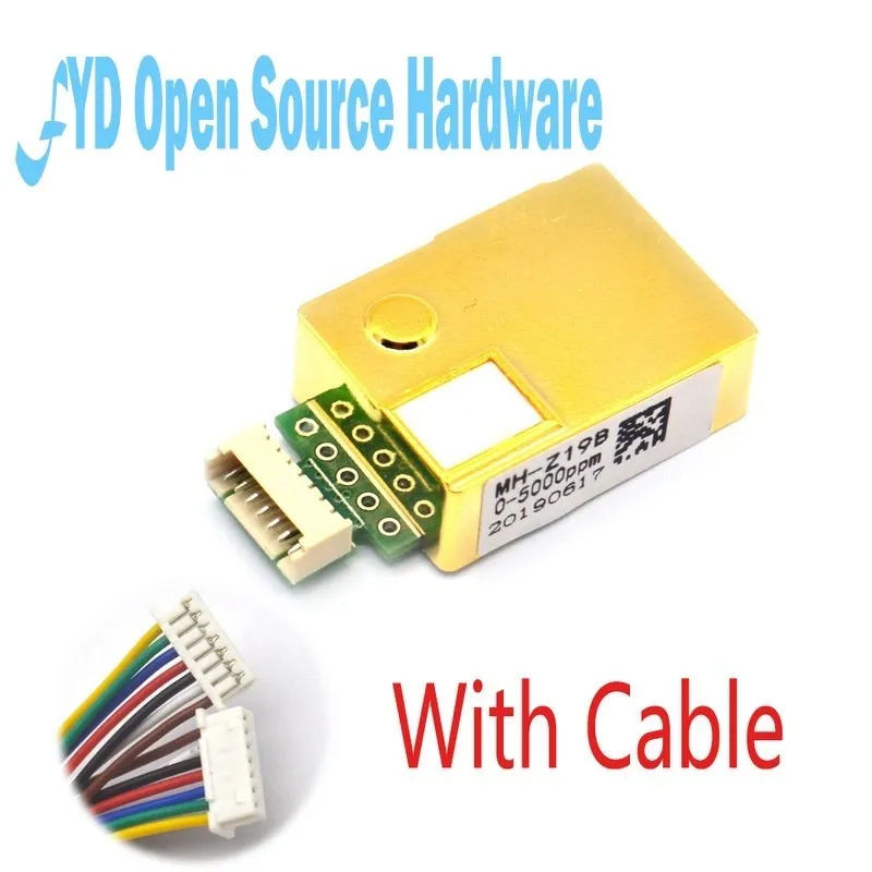 1pcs MH-Z19 MH-Z19B MH-Z19C MH-Z19Z NDIR CO2 Sensor Module infrared co2 sensor 0-5000ppm | Электронные компоненты и