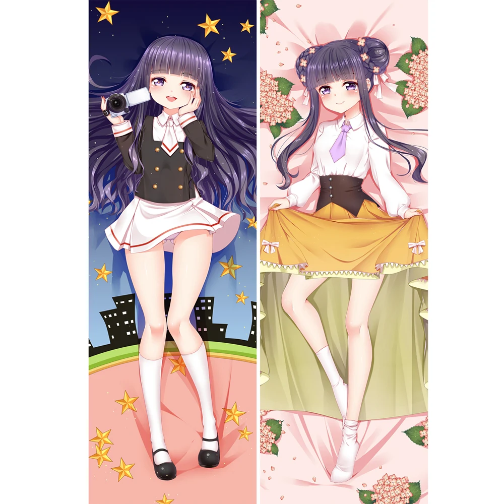

Anime Cardcaptor Sakura Daidouji Tomoyo Dakimakura Hugging Body Full Printed Pillow Case Throw Bedding Pillow Cover