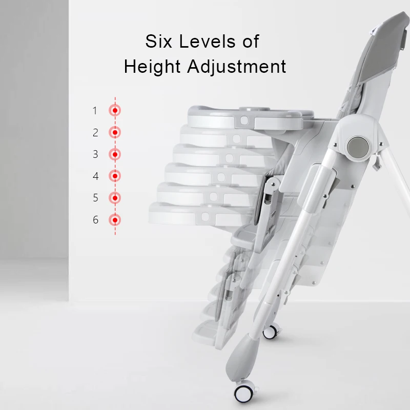 Бесплатная доставка Роскошный многофункциональный детский высокий стул с