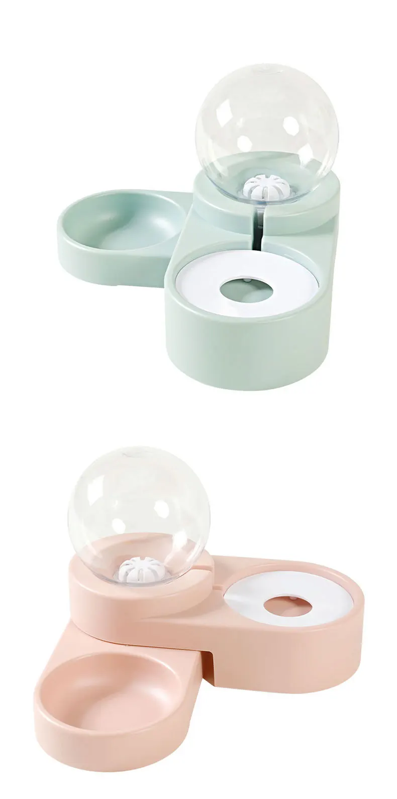 

Dog cat feeding and water feeding dual purpose basin cat bowl dog bowl bubble pet feeder water dispenser