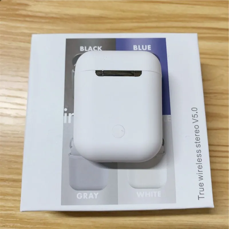 Белый I12 tws Macaron i12 наушники Bluetooth 5,0 сенсорное управление Модель Авто сопряжение поддержка Dorp розничная торговля - Цвет: Белый
