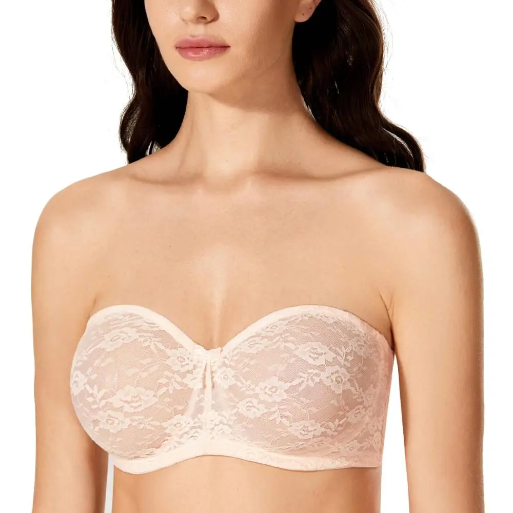 Женский базовый прозрачный бюстгальтер трансформер на косточках без подкладки с