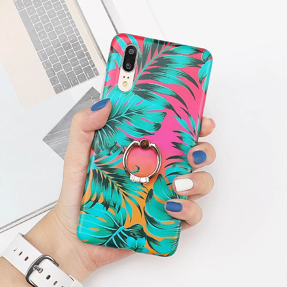 Ретро зеленый лист чехол для телефона для huawei mate 30 Lite mate 30 Pro P20 P30 Lite P20 P30 Pro mate 20 чехол мягкий IMD чехол для задней панели телефона