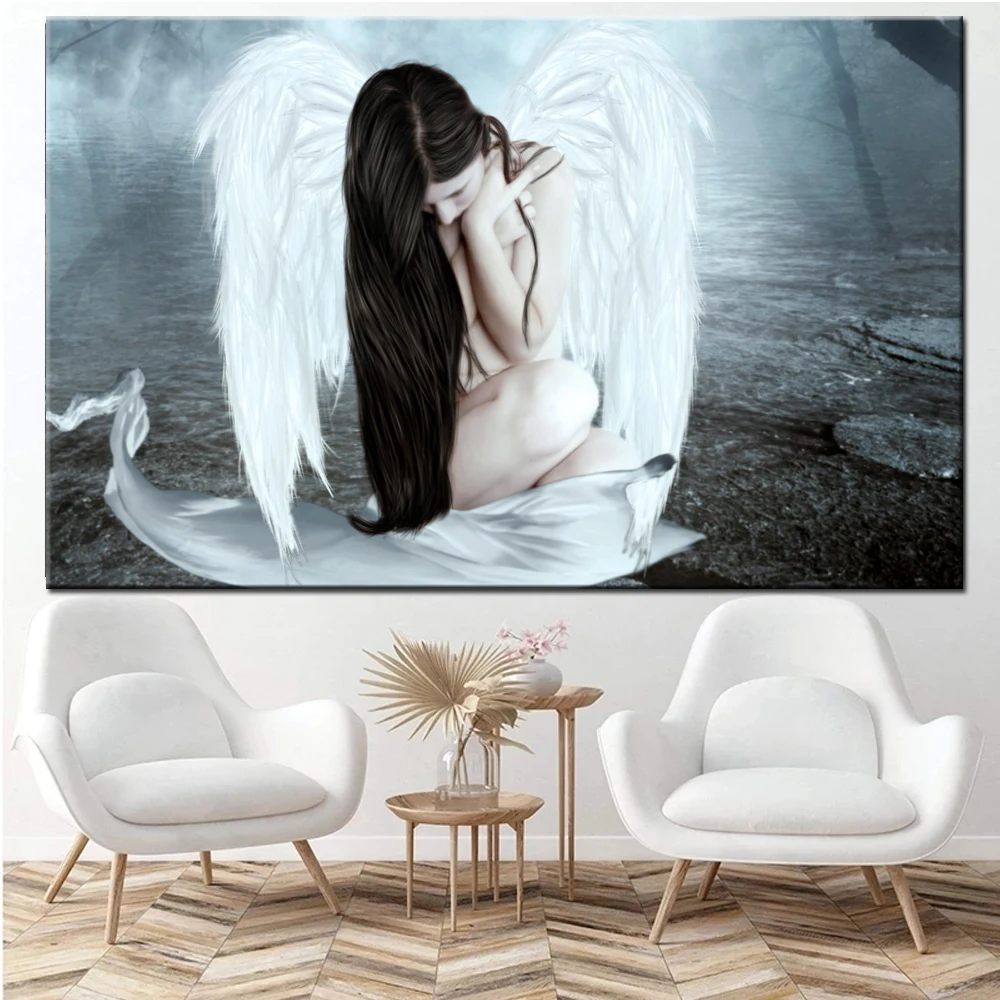 

5D Diy Abstract Cartoon Sexy angel Castle Diamond Painting Full Square rhinestone Embroidery Mosaic Home Decoration