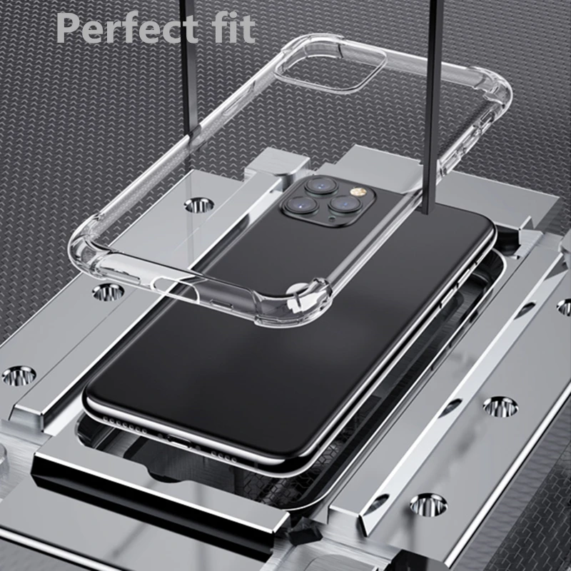 KISSCASE Transparent Phone Case For iPhone XR X XS MAX 7 8 6 6S Plus Soft Silicone 11 Pro Max 5 5S SE Back Cover |