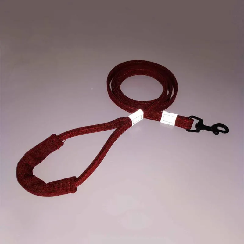 Двухслойный холщовый ошейник для собак регулируемая полуметаллическая Пряжка