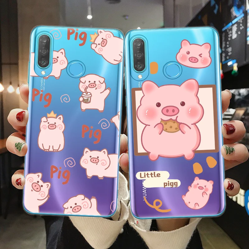 Чехол для телефона Huawei P30 P40 Lite E чехол Honor 10 20 30 10i 30i 8X 9X Pro 10X с милым котом