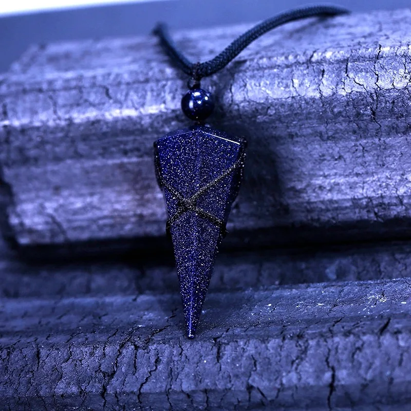 Jingzeyi горячая Распродажа подлинные подвески из голубого песочного камня подвеска