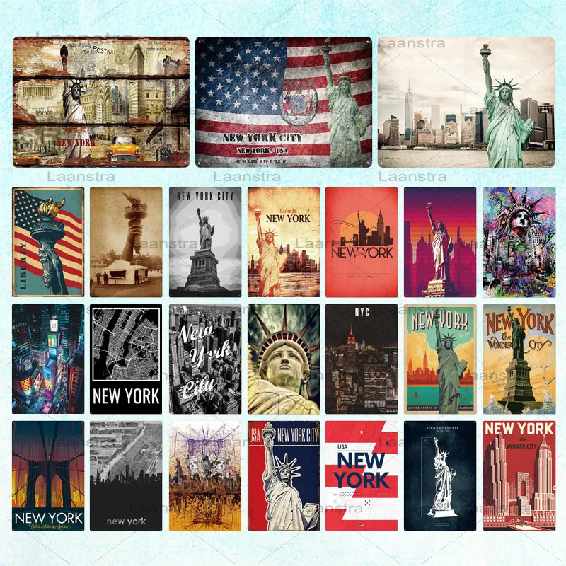 

Оловянная металлическая табличка, металлический знак богини свободы, Настенный декор для мужчин, пещера, бар, паб, клуб, железная живопись, д...