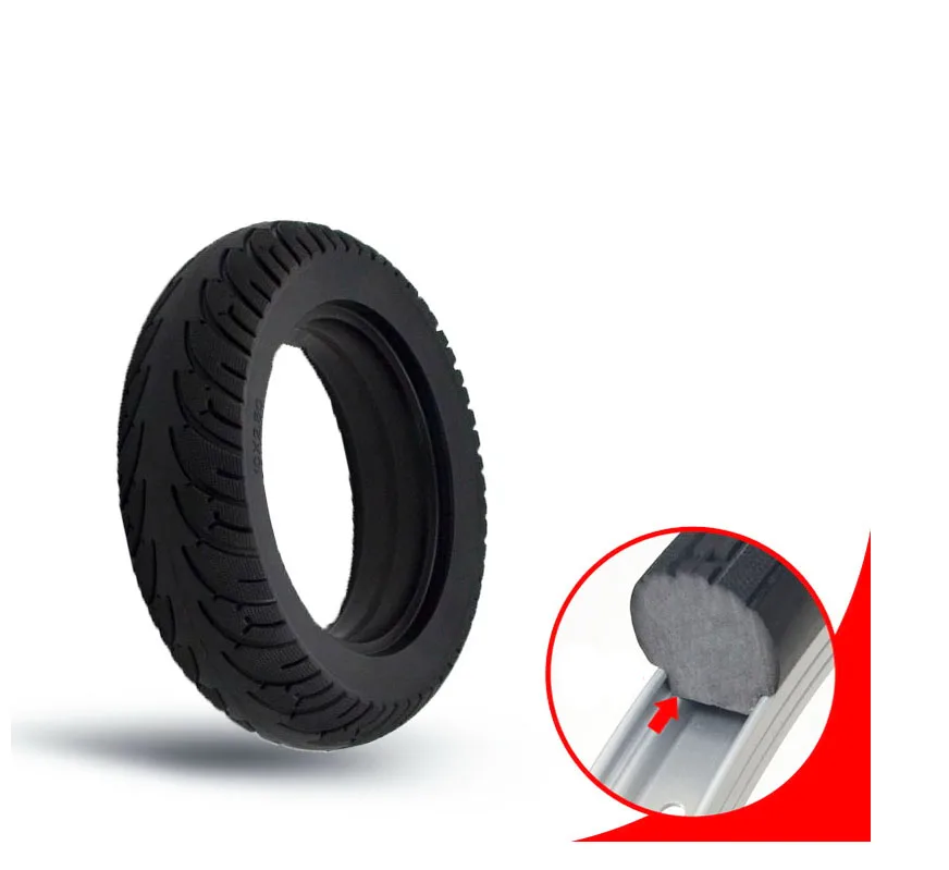 Бескамерные шины для колес скейтборд твердые 10x2/2/125 2 50 дюймовых аксессуаров