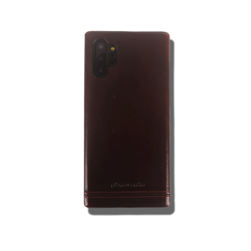 Пьер кардин Горячая натуральная кожа для samsung Galaxy Note 10 Plus 5G Note10 5G чехол винтажный тонкий жесткий задняя крышка Анти осень