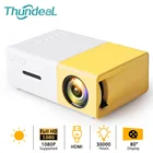 Мини-проектор ThundeaL YG300 Pro, 1080P, со светодиодный подсветкой, YG-300