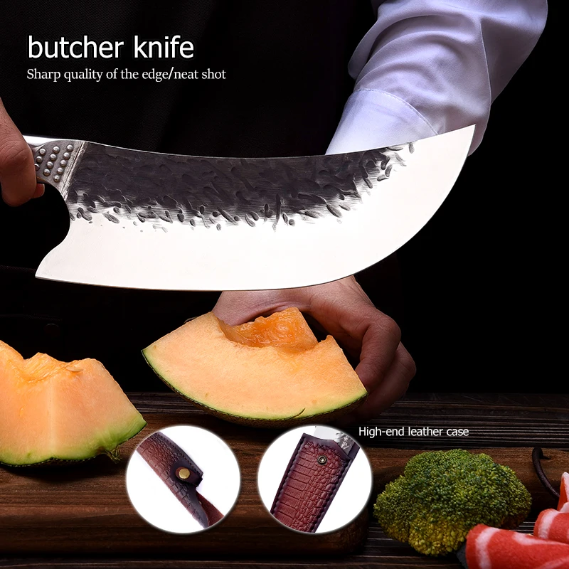 Китайские кухонные ножи мясника кухонный нож ручной работы из нержавеющей стали