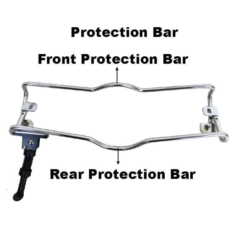 Защитная рамка для Ninebot MiniLITE MiniPro Scooter бампер из алюминиевого сплава передний и