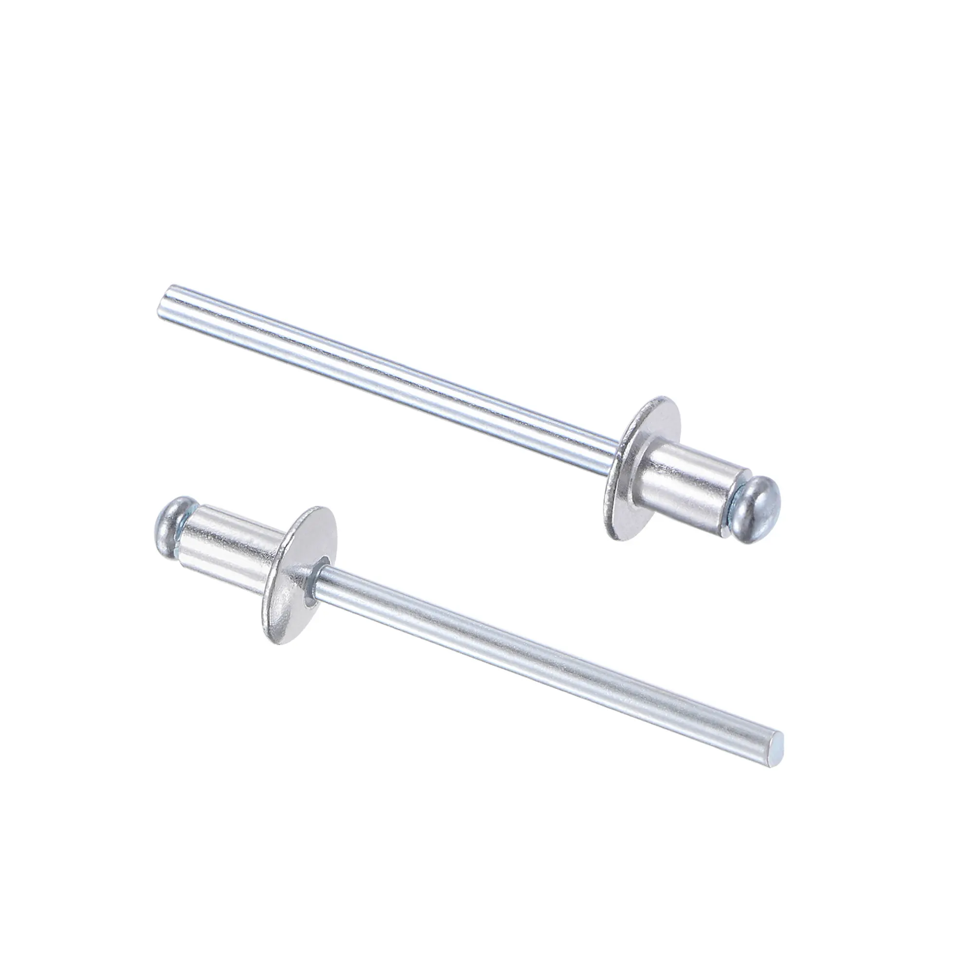 

Uxcell Blind Rivets , Aluminum Pull Rivets Core Decoration Rivets 4mm Diameter 6mm Grip Length Silver Tone , 120pcs