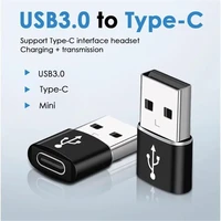 wholesale 1000pcs quality usb c flash drive type c usb 2 0 male to type c female converter adapter computer phone adapter