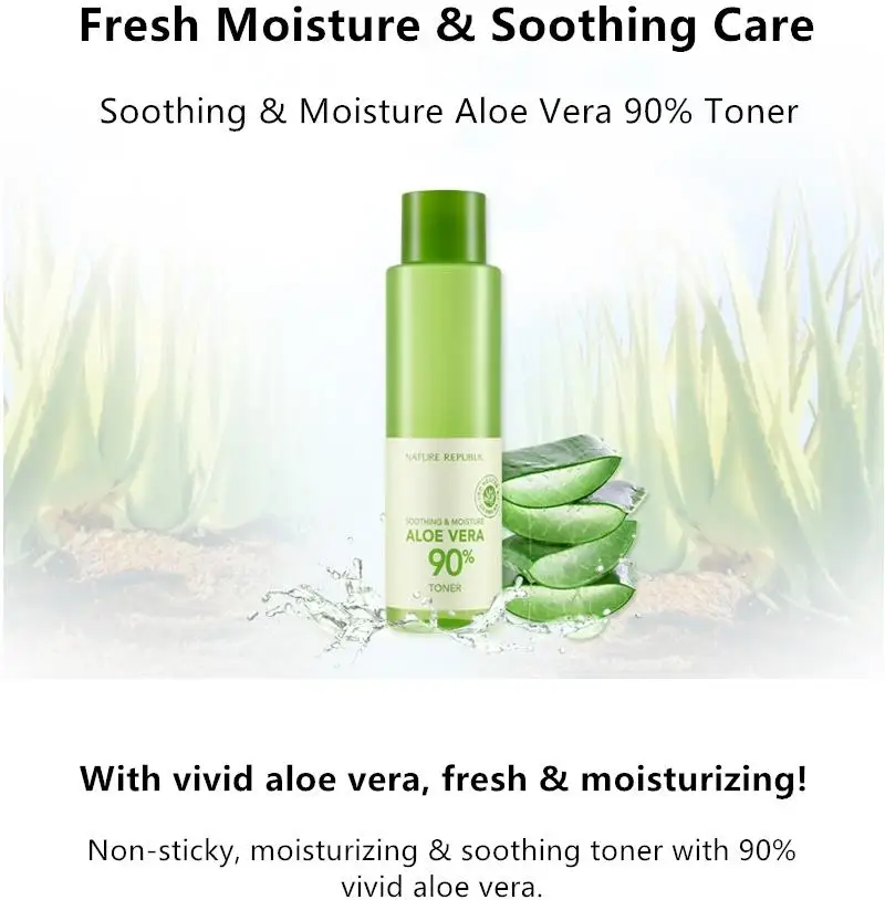 Тоник с экстрактом алоэ вера 90% мл + Эмульсия | Красота и здоровье