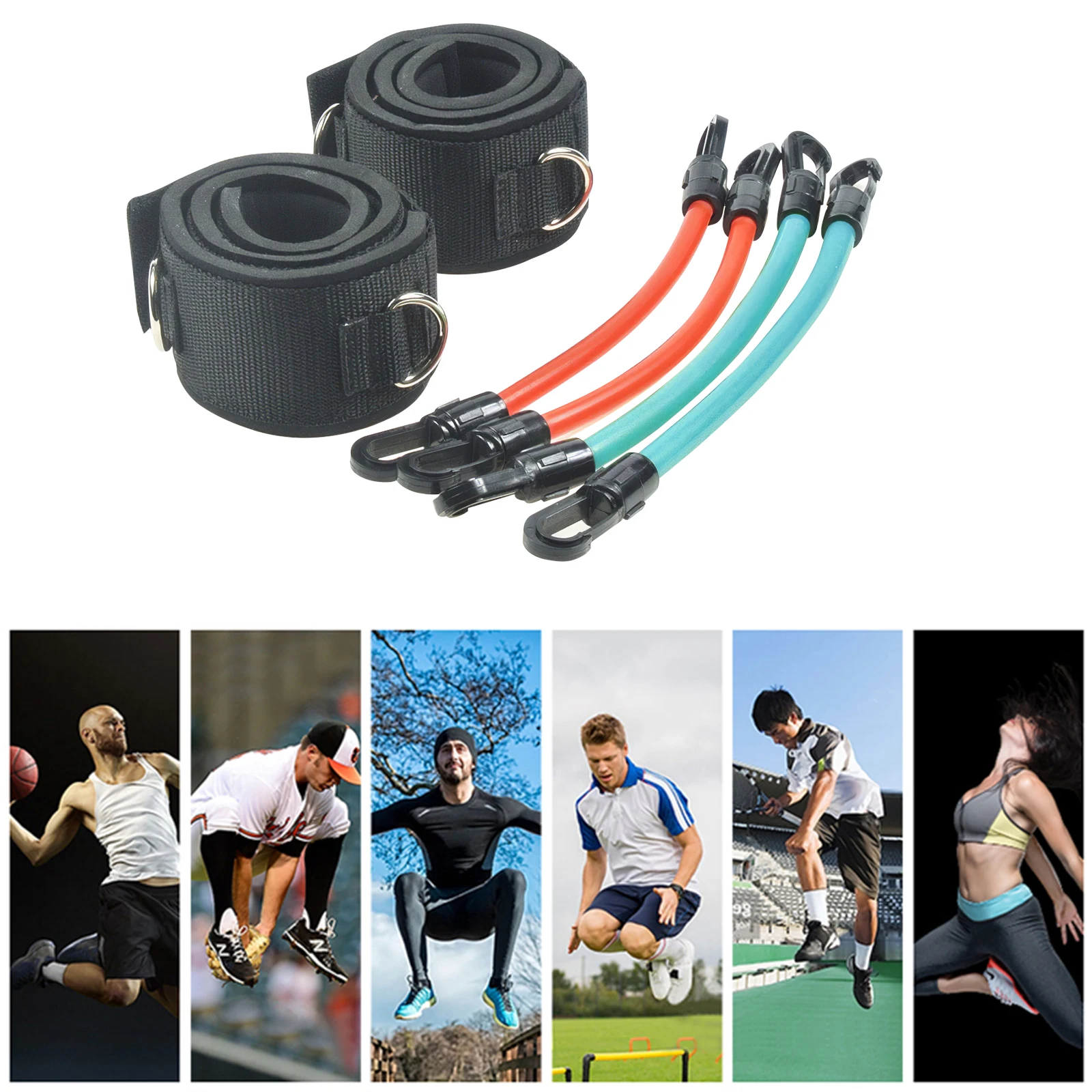 

Fitness Latex Band Elastic Yoga Resistance Bands Set Hip Circle Expander Bands Gym Fitness Booty Band Home Workout