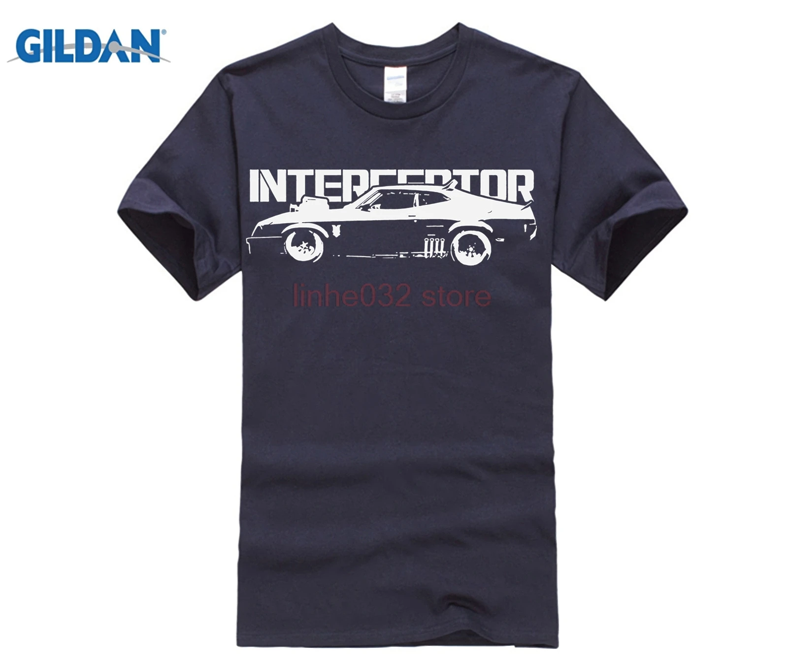 Новый Mad Max Interceptor мускул машина Графический Хлопок Blac Футболка мужская черная с