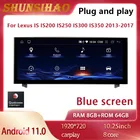 Автомагнитола ShunSihao MSM8953 для автомобилей Lexus IS350, Lexus IS250, IS300, 10,25 t, 200 h, 300-2013, Android 11