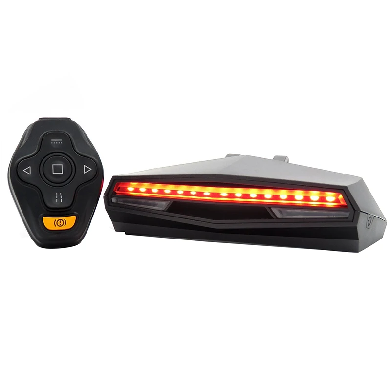 Smart Accessories Mountain Bike Remote Control Taillights Laser Steering Lights Bicycle Safety Products X5 | Спорт и развлечения