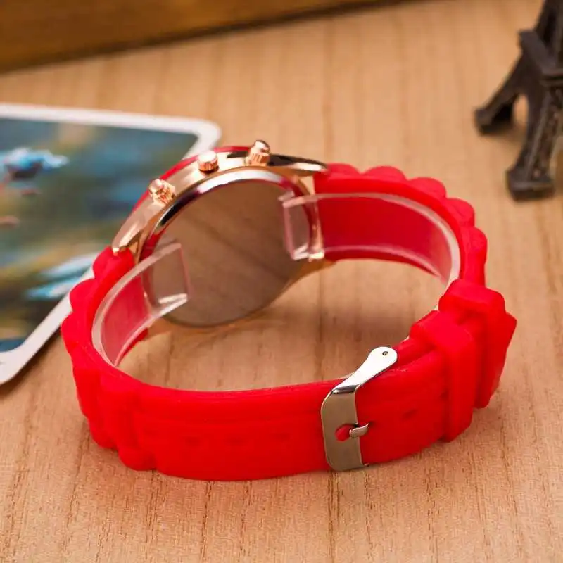 

Fashion Women Watches Cream Candy Color WristWatch Korean Silicone Jelly Watch Reloj Mujer Clock for women Ladies Student watch