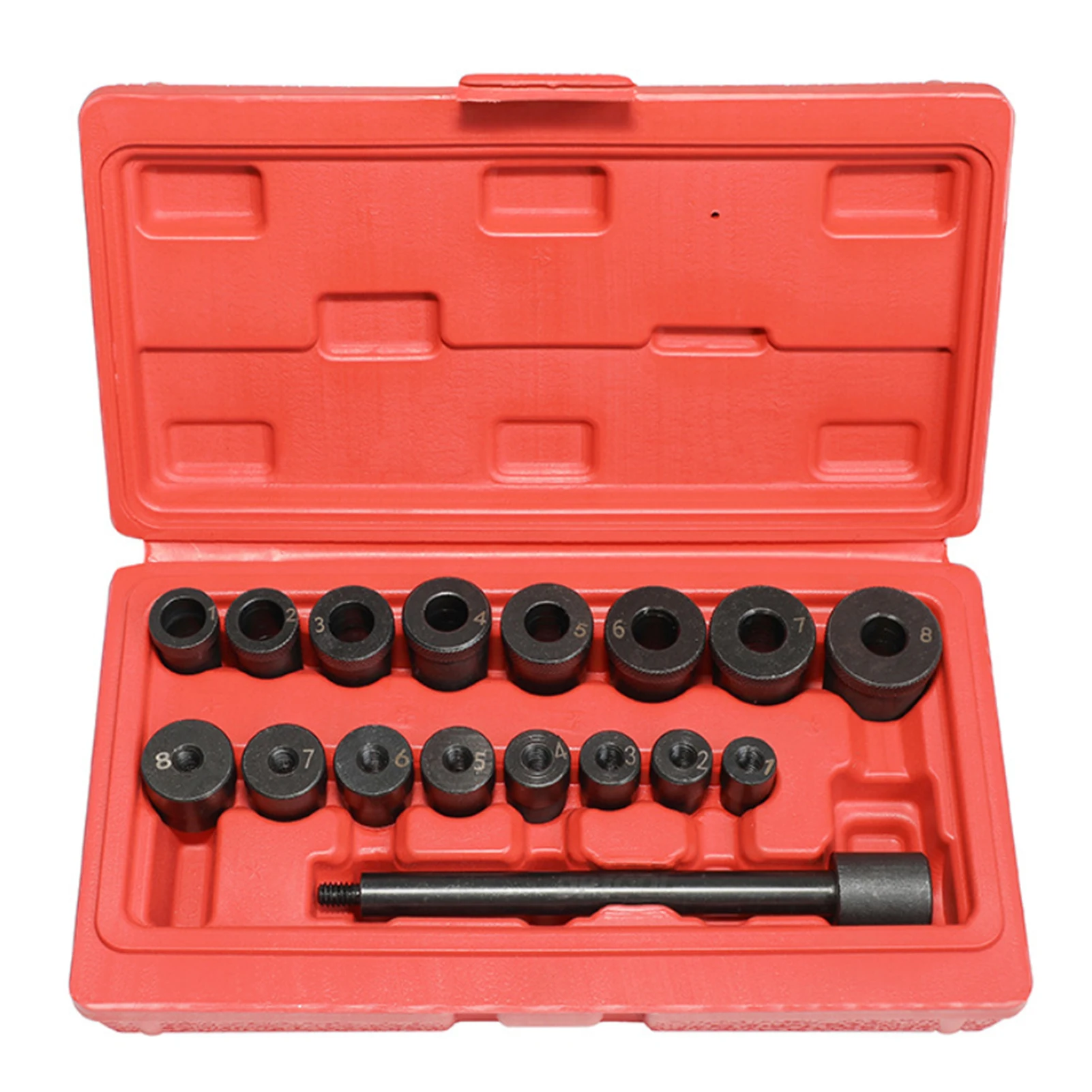 

17PCS Universal Coupling Clutch Centering Tools Car Clutch Alignment Tool Kit with Storage Case For Light Commercial Vehicles