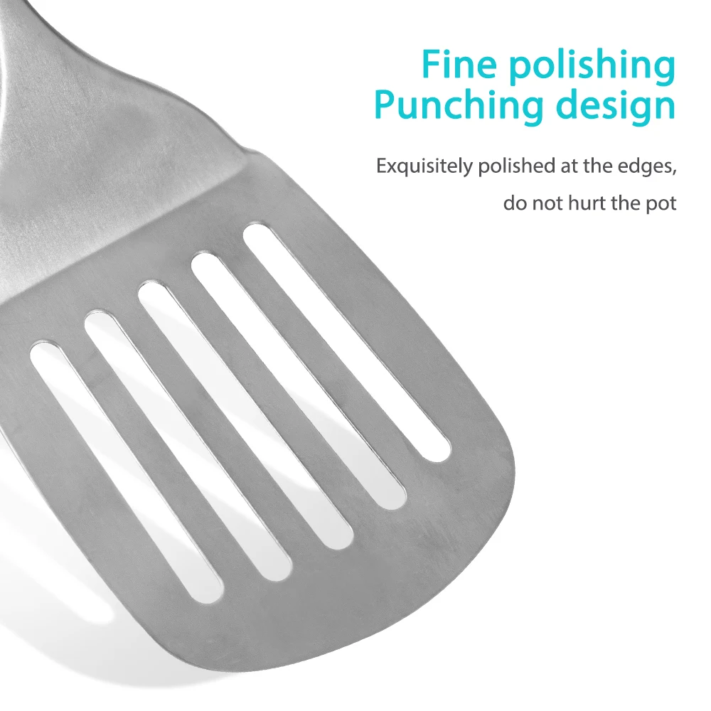 Кухонная утварь нержавеющая сталь антипригарная ложка для супа шпатель дуршлаг