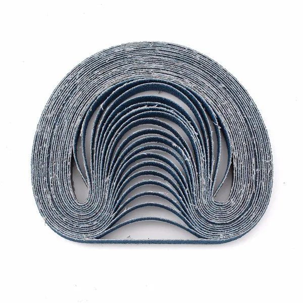 20 шт 330 мм x10 абразивные алюминиевые шлифовальные ремни 60 зернистости для металла