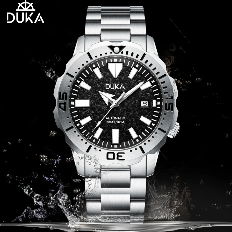 

2021 New DUKA Wristwatch Men's watches brand Luxury Automatic watch for men Mechanical watch Stainless steel Diving Clock man