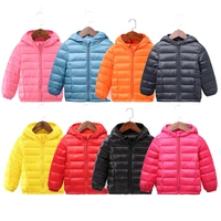 2 9 years boys down jacket coat girls outerwear clothes hooded jackets children casual boys clothes fashion kids jacket coat