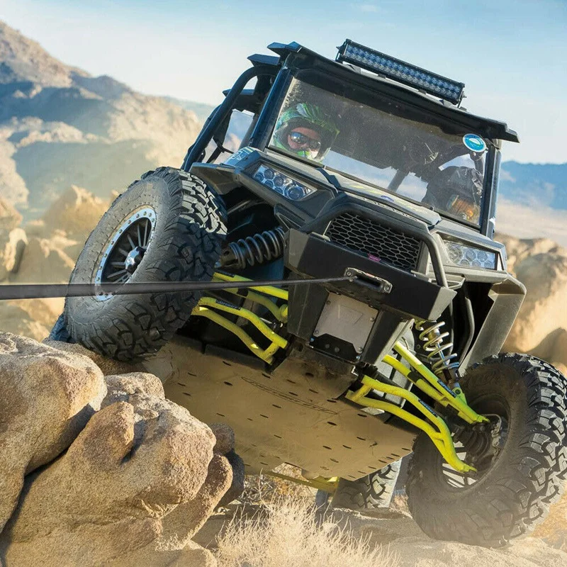 

Synthetic Winch Rope, 1/4 x 50Ft Synthetic Winch Rope Line Cable for ATV UTV SUV Truck Boat Winch