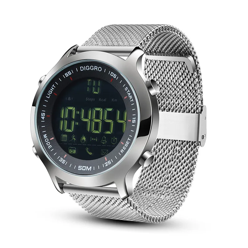 Глубокие водонепроницаемые спортивные Смарт-часы для мужчин EX18 50M Bluetooth шагомер