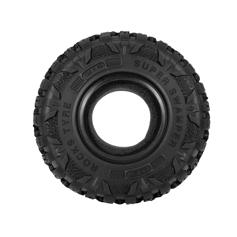 4 шт. 2 дюймов грязевые грэпплеры резиновые шины колеса 120x48мм для 1:10 RC Rock Crawler Traxxas