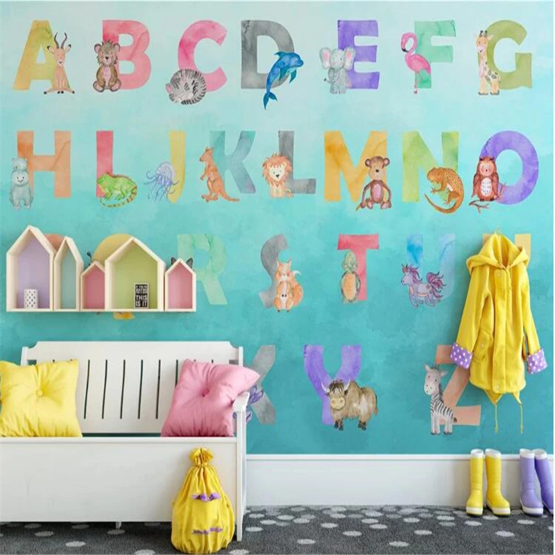 Пользовательские обои wellyu оригинальные скандинавские Мультяшные животные тема