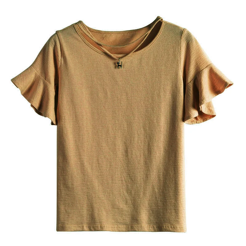 

2021 High quality classic casual breathable summer hot short sleeve women's T-shirt