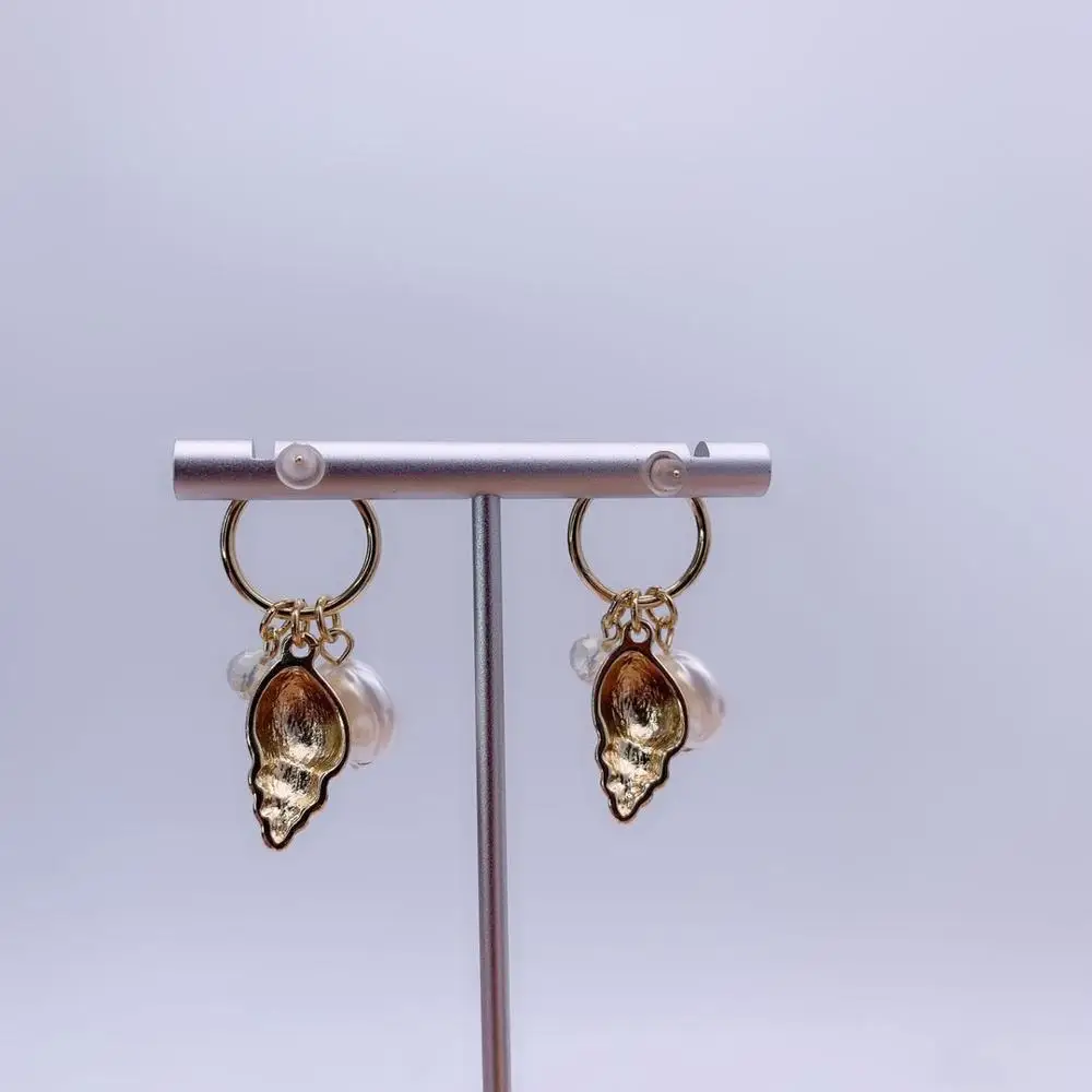 Золотые серьги модные ювелирные изделия свадебные вечерние подарки Женские