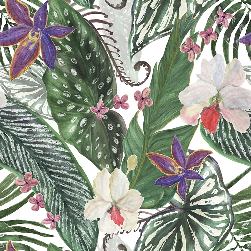 Ткань из полиэстера для платья на заказ тонкая стрейчевая ткань с 3D Цифровым