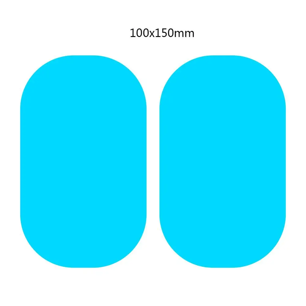2pcs 100x150 Горячее предложение 2 шт. автомобильное боковое зеркало заднего вида Водонепроницаемая противотуманная пленка боковое стекло пленка может защитить ваше видение вождения в дождливые дни - Цвет: 2pcs 100x150